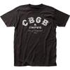CBGB Maglietta Uomo Usurata Musica Classica Concerto Band Rock T-shirt Nuova Nera