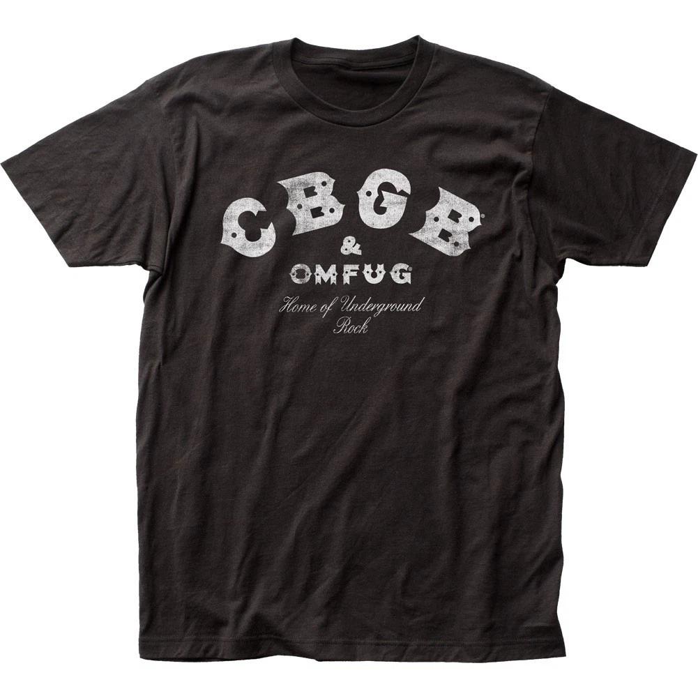 

CBGB Distressed Mens T Shirt Music Classic Concert Rock Band Tee New Black L