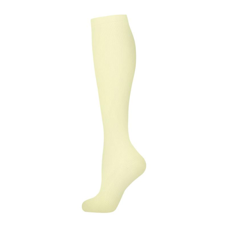 Compression Socks Small Dots Stripe Candy Color Varicose Vein Nurse Sports Running Calf Pressure Stockings Protect Feet Support