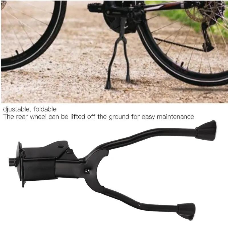Stainless Steel Foldable Bike Kickstand Double Leg Kickstand Intermediate Stand for Mountain Bikes for Road Bikes