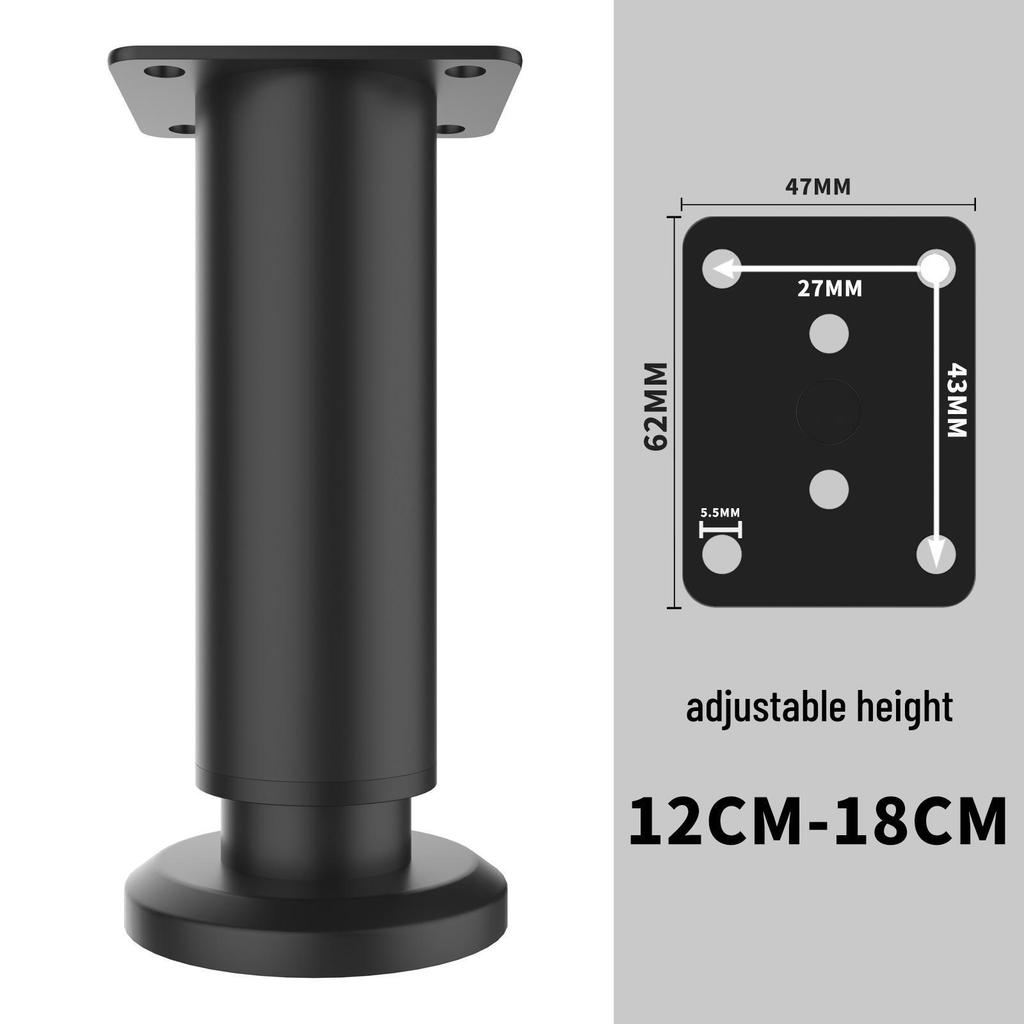 Adjustable Furniture Leg Brackets: Table, Sofa, TV Cabinet, Bed Support Feet & Heightening Pads