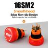 1Pcs 16mm Mushroom Emergency Stop Switch Mushroom Stop Button  for Emergency Stop Control