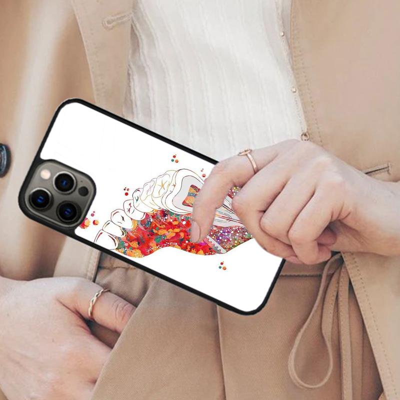 Flower tooth dentist dental hygienist Magnetic Phone Case For APPLE iPhone 17 Air 16 14 13 12 Pro Max 15 Plus With MagSafe Cover
