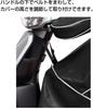 SANADA Scooter Leg Covers (Knee Pads) Black, Cold, Wind, and Dustproof, REG-S-B
