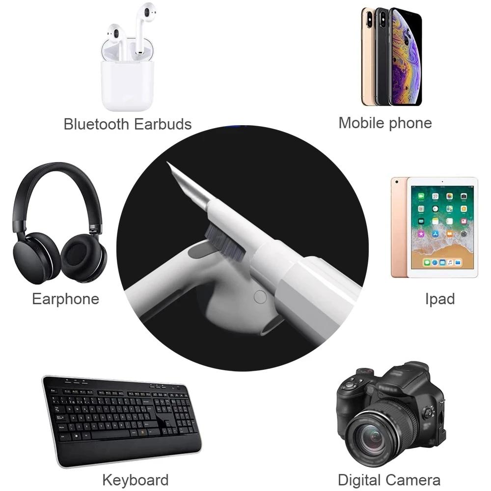 3 IN 1 Earphones Brushes Cleaning Tool for Airpods Pro 3 2 1 Earbud Case Cleaner Kit Clean Pen for Xiaomi Airpots 3Pro