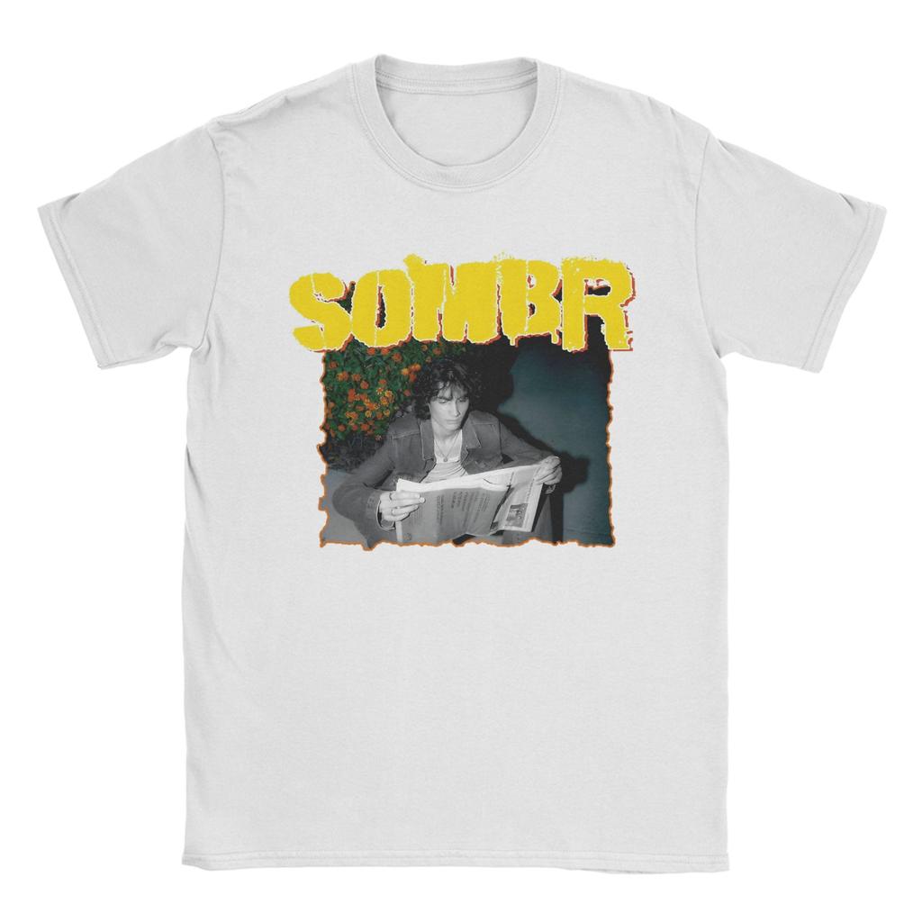 Vintage Singer Sombr T-Shirt Unisex Rundhals Baumwolle T-Shirts Kurzarm T-Shirt Große Größen Oberteile