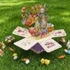 Three-Dimensional Easter Egg Card With Envelope Surprise Egg 3D Greeting Card Pop Up Design Pastoral Style Stereo Box Card