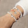 2024 Trendy Beach Vacation Shell Heart Bracelet Women Classic Handmade Stone Beaded Bracelet For Women Jewelry Gift