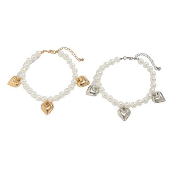 Yousheng Women Brooch Pin Tassel Jeans Anklet Jewelry Elegant Faux Pearl Accessory Chain Tassel Pin for Jeans Jackets Coats Sweaters