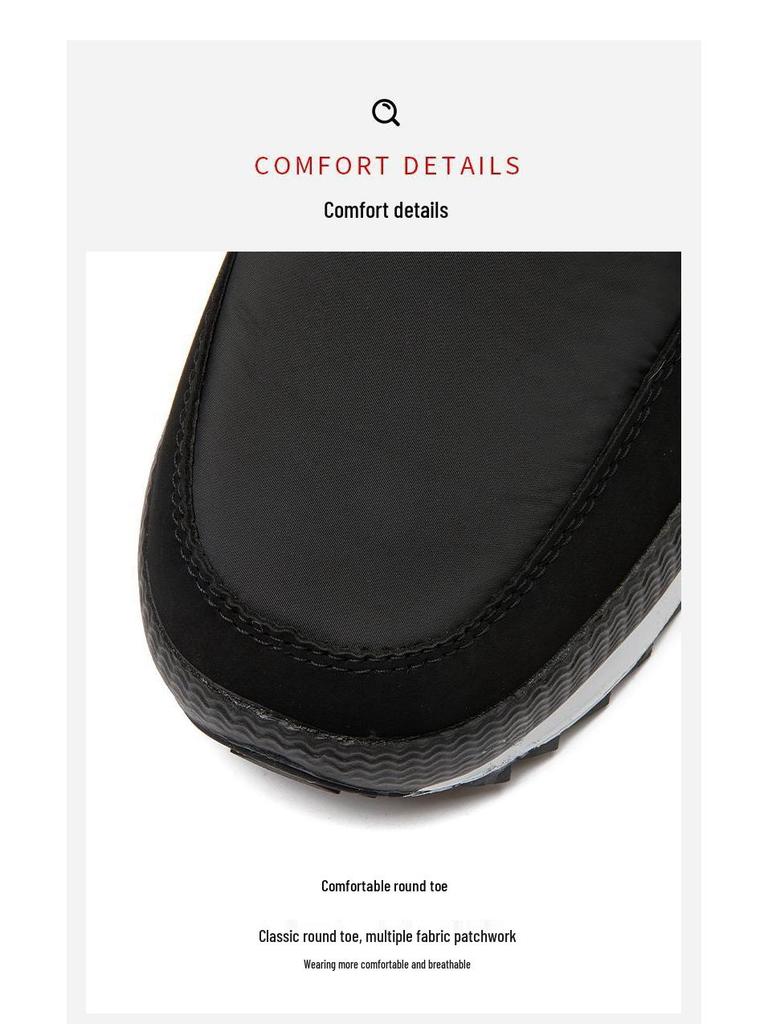 Northeast Women's Winter Waterproof Non-Slip Velvet Mid-Calf Snow Boots - Warm Thick Bottom.