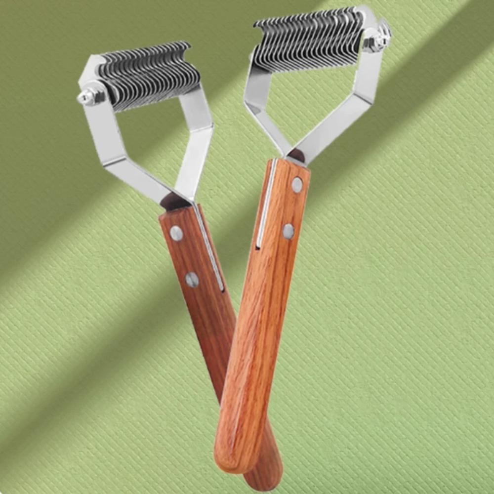 Golden Retriever Grooming Comb for Dogs, Hair Comb for Cats and Dogs, Anti-knotting Massage Comb, Non-slip Design