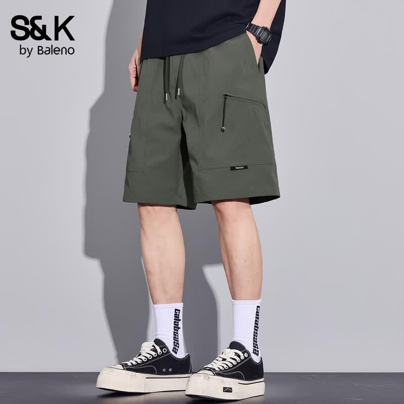 Baleno Men's S&K Series Loose Fit Workwear Shorts