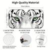 1Pcs White Tiger Pattern Windshield Sunshade UV Rays Heat Blocker Keeps Vehicle Cool Unique Design Fit Sedans SUVs Trucks RVs