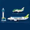 0930 Aviation World Civil Aviation Airport Aircraft Assembly Model Boy Small Particle Assembly Building Blocks No Box