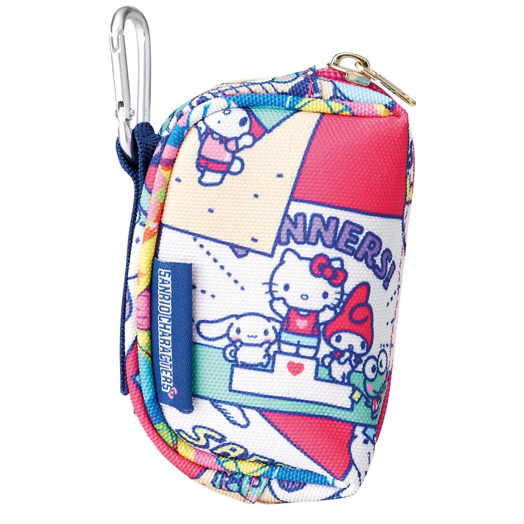 

Marushin Golf Ball Case, Sanrio Characters, Sports Character Mix, with Carabiner, 3335020600