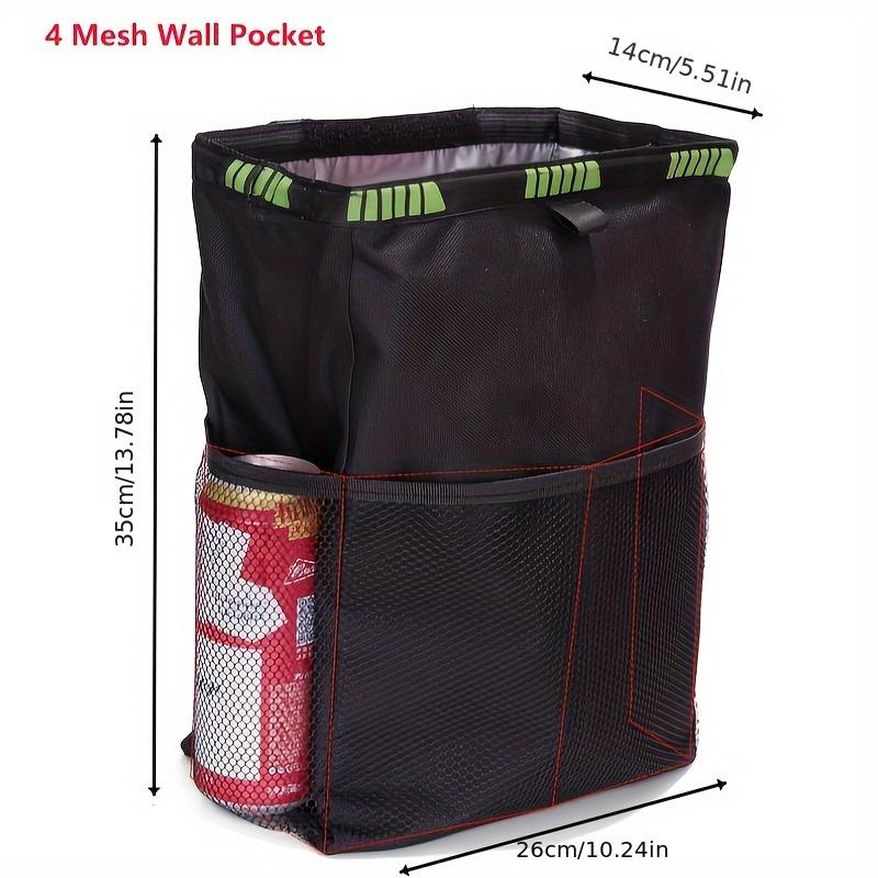 1 large capacity car hanging storage bag, foldable waterproof car garbage bag, camping supplies, car storage supplies