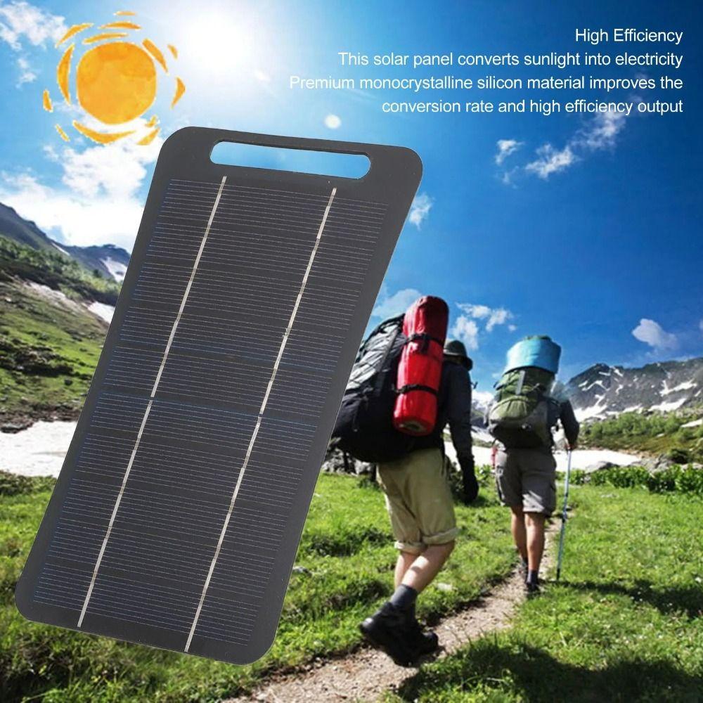with USB Output USB Solar Charger Panel 5V 2W Portable Solar System  Mobile Phone Charger