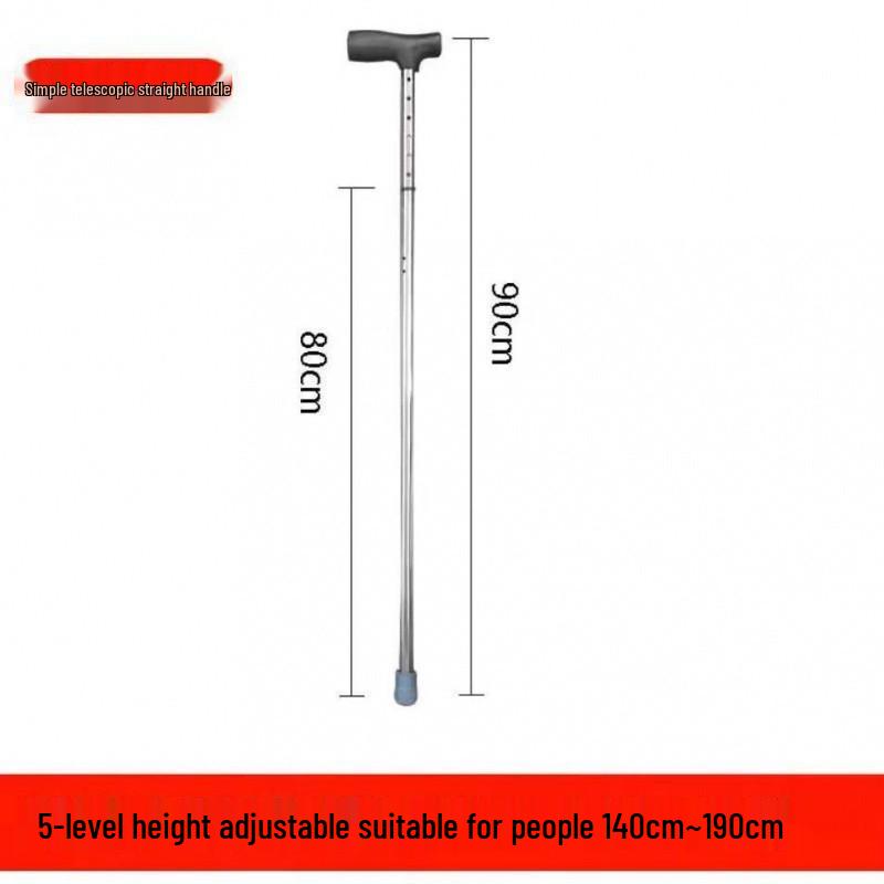 Portable Folding Cane Stool: Lightweight, Non-Slip Hiking and Commuting Aid for Seniors
