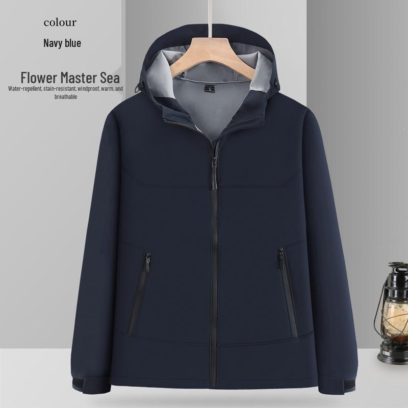 Trendy Unisex Hooded Windbreaker Jacket for Spring & Autumn