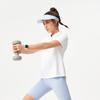 Li-Ning Fitness Series Sports Casual Simple Solid Color Loose Fit Short Sleeve Polo Shirt Women tops White APLV016-5