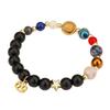 Sternbild Handgefertigt Stein Stahl Anhänger Armband Für Frauen Geschenkidee