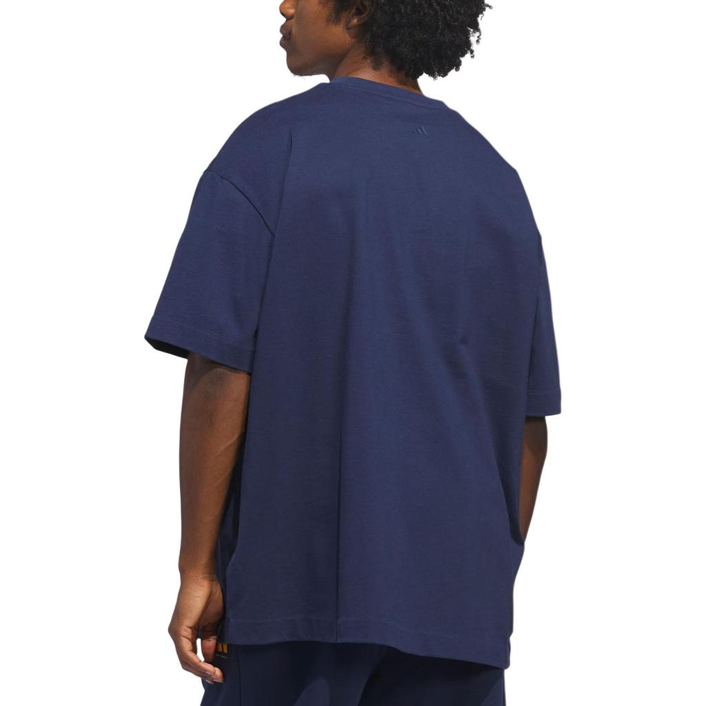 Adidas Loose Fit Round Neck Pullover Short Sleeve Basketball Jersey Unisex tops KB7559