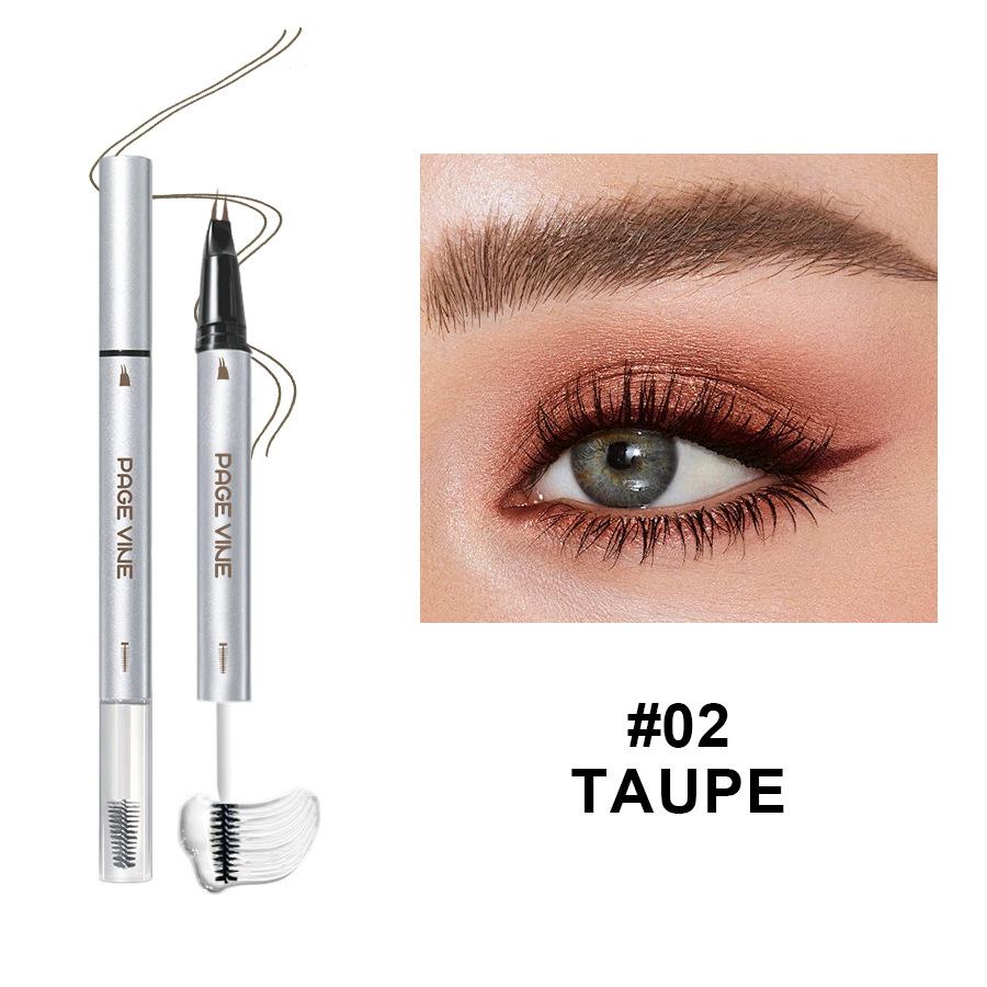 1PC Explosive Makeup Waterproof and Sweat-proof High Quality Durable Eyebrow Pencil Eyebrow Crayon Brush