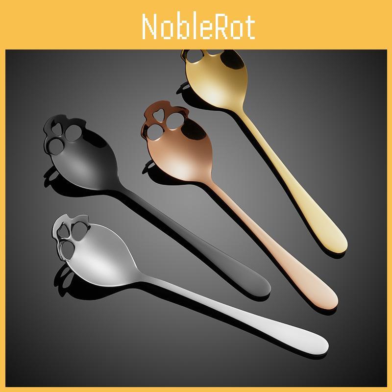 Elegant Skull Head Coffee Spoon Durable Stainless Steel Stirring Spoon