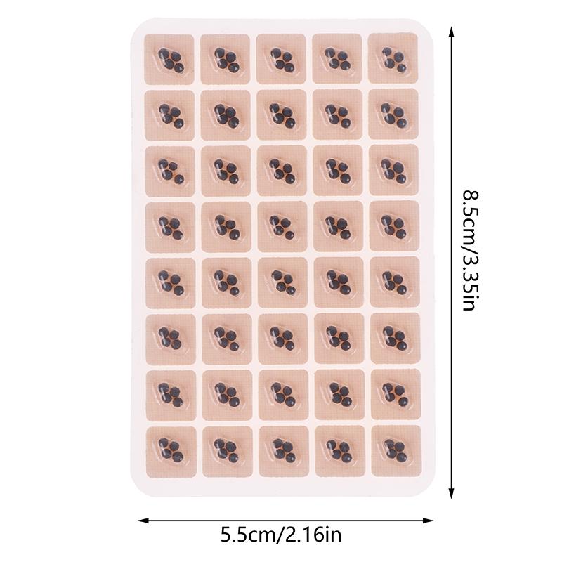 400Patches Ear Care Seeds Acupuncture Auricular Disposable Ear Stickers Massage Therapy Needle Patch Auricular Auriculotherapy