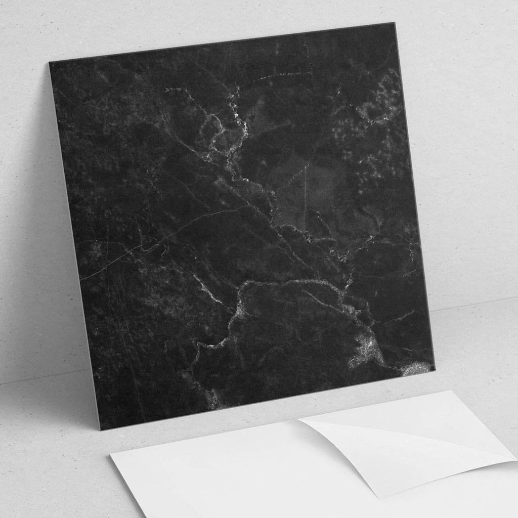 Komplet Kafelków Pcv Z Dekorem Do Kuchni Lub Łazienki Wzór Marmurowy Z Żyłkami 9X30X30 Cm