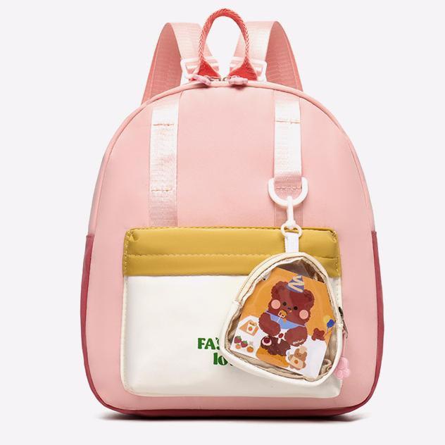 Cute New Cartoon Kindergarten Backpack For Boys And Girls With Spine Design Protection