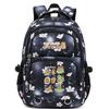 Capybara Print Youth School Backpack Teen Girls Boys Lightweight Multi-Compartment Nylon Bag With Air-Padded Straps