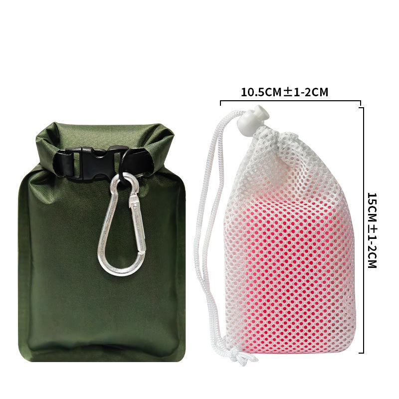 

Waterproof Travel Soap Bag with Foaming Net and Dry/Wet Separation