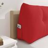 Back Cushion Red 100 x 24 x 50 cm Fabric