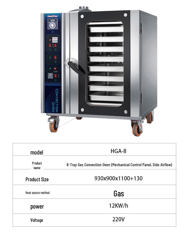 16-Layer Commercial Gas Bakery Oven – Fully Automatic Hot Air Circulation for Large Capacity Cake & Dessert Baking