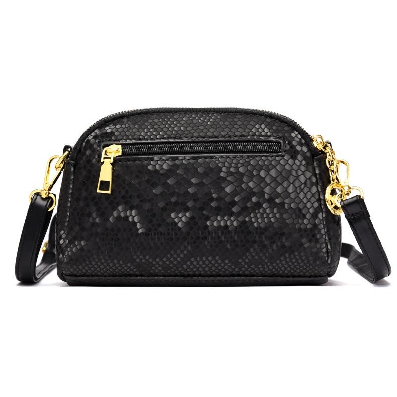 Casual Shell Bag with Multiple Pockets and Large Capacity PU Women's Bag Simple Single-shoulder Crossbody Bag