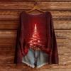 Women's Round Neck Lightweight Sweater Casual Long Sleeve Knit Pullover