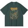 230 Gsm 100% Cotton Heavy Metal T-Shirt  Rock Band Popular Music Print Unisex Heavy Cotton T Shirt