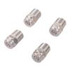 4Pcs Heavy Duty Steel Nozzles Head Tips for Industrial Cleaning Applications Providing Efficient Flow and Easy Connection
