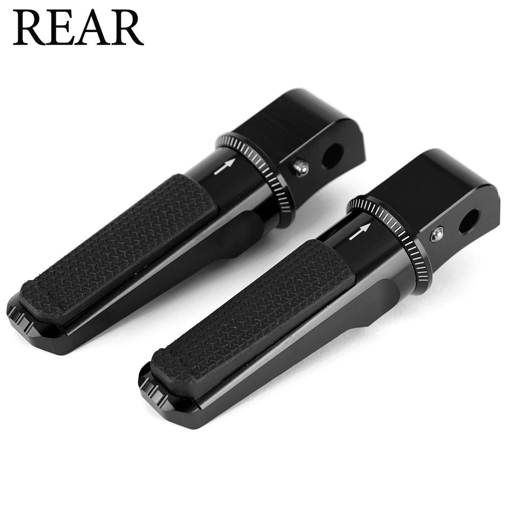 For DUKE 125 390 Rear Front Foot Pegs Rider Pedal Footrest For KTM DUKE125 DUKE390 2017 2018 2019 2020 2021 rear bk