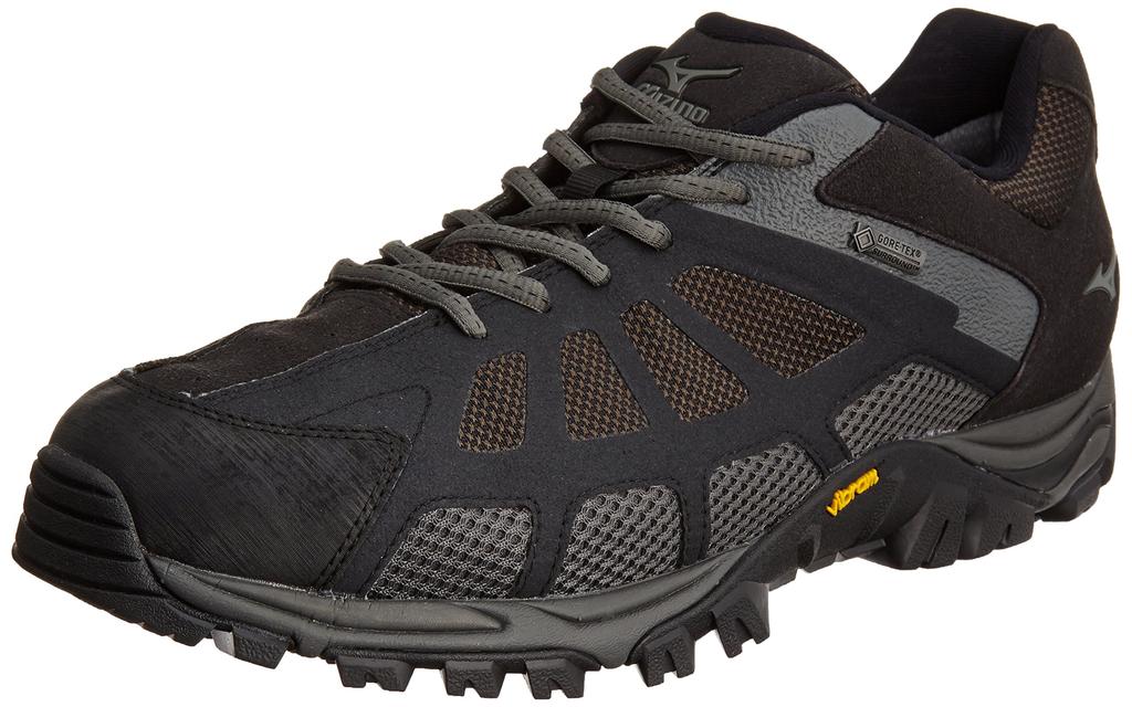 Mizuno WAVE ADVENTURE BR Walking 3E Shoes, Gore-Tex, Waterproof, Black, 22.5 Cm,