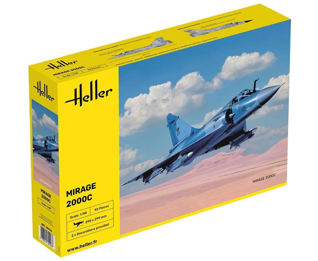 Platz Heller 1/48 French Mirage 2000C Plastic Model Kit HE80426