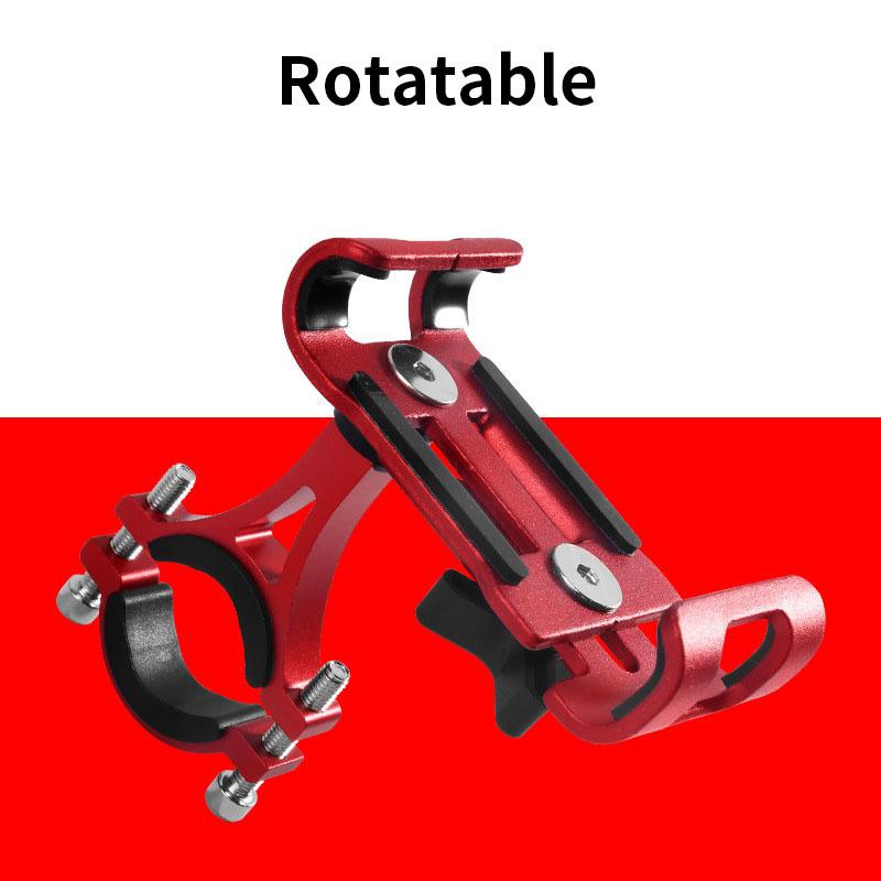 Adjustable Motorcycle Phone Holder Aluminum Alloy Anti-slip Bracket Gps Clip Universal Bicycle Stand Support For Smartphones