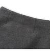 Women's Elegant Woolen Vest & Knit Base Layer with Back Slit Skirt Set