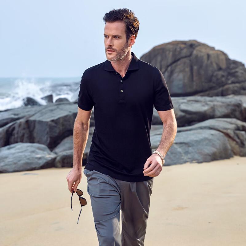 Men s Business Casual Slim Fit Polo Shirt 50