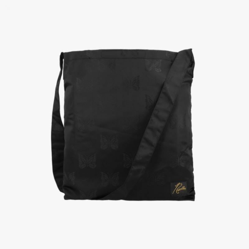 Nålar Papillon Jacquard Satin Bokväska CrossBody Qv059 B Svart