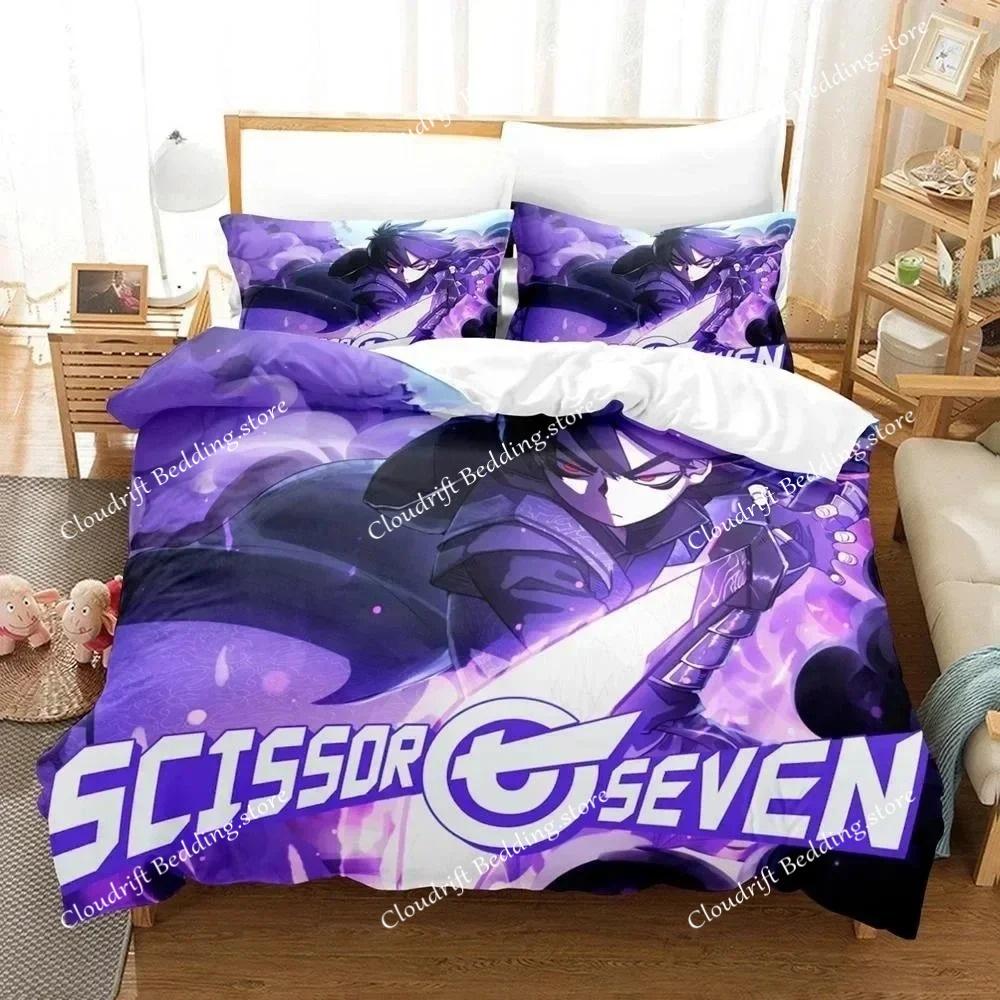 3D Print Anime Scissor Seve Bedding Set Single Twin Full Queen King Size Adult Kid Bedroom Duvetcover Sets Home Quilt Cover