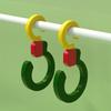 Multifunctional Colorful Two-End Universal Hook 360 Degree Free Rotation Foldable S Hook Closet Crossbar Punch-Free Hook