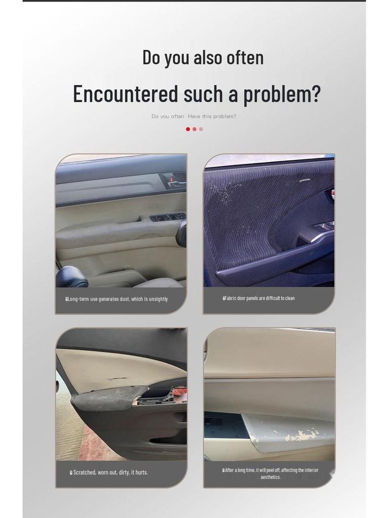 VW Old Sagitar/Golf 5 Door Panel & Armrest Leather Wrap (2006-2011) for Interior Upgrade