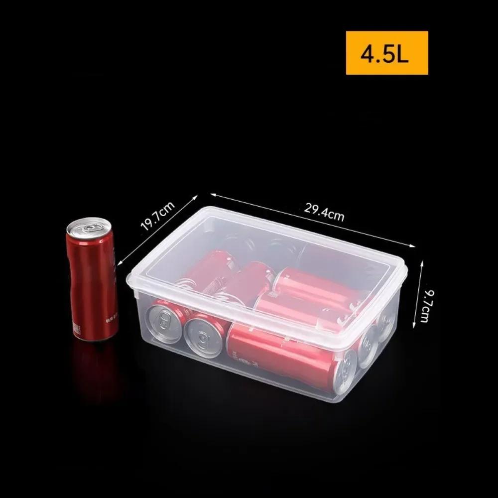 Resuable Transparent Storag Box Multifunctional Food Grade Kitchen Storage Box Rectangular Food Sealed Case Kitchen Organizer